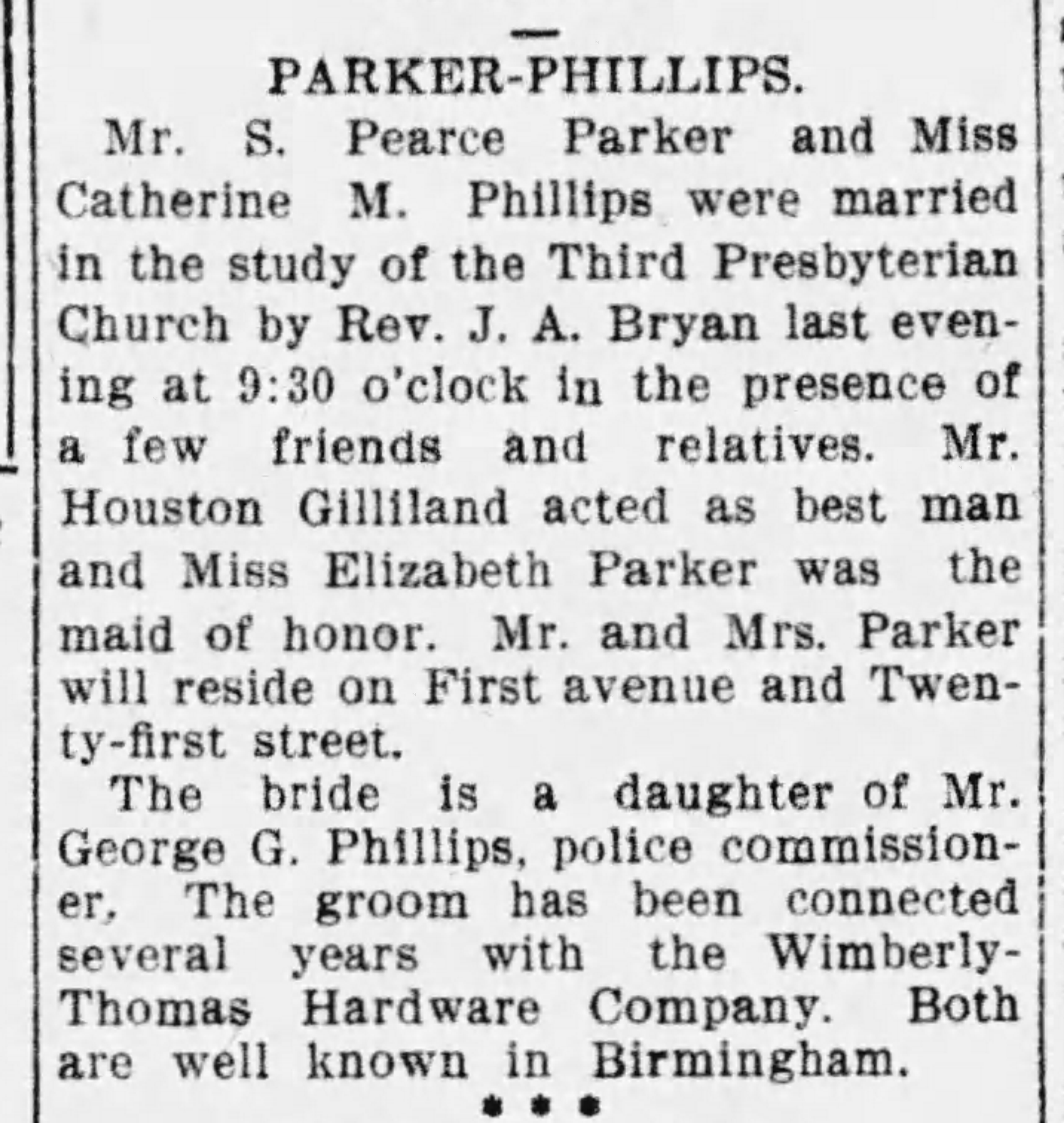 S. Pearce Parker-Catherine M. Phillips